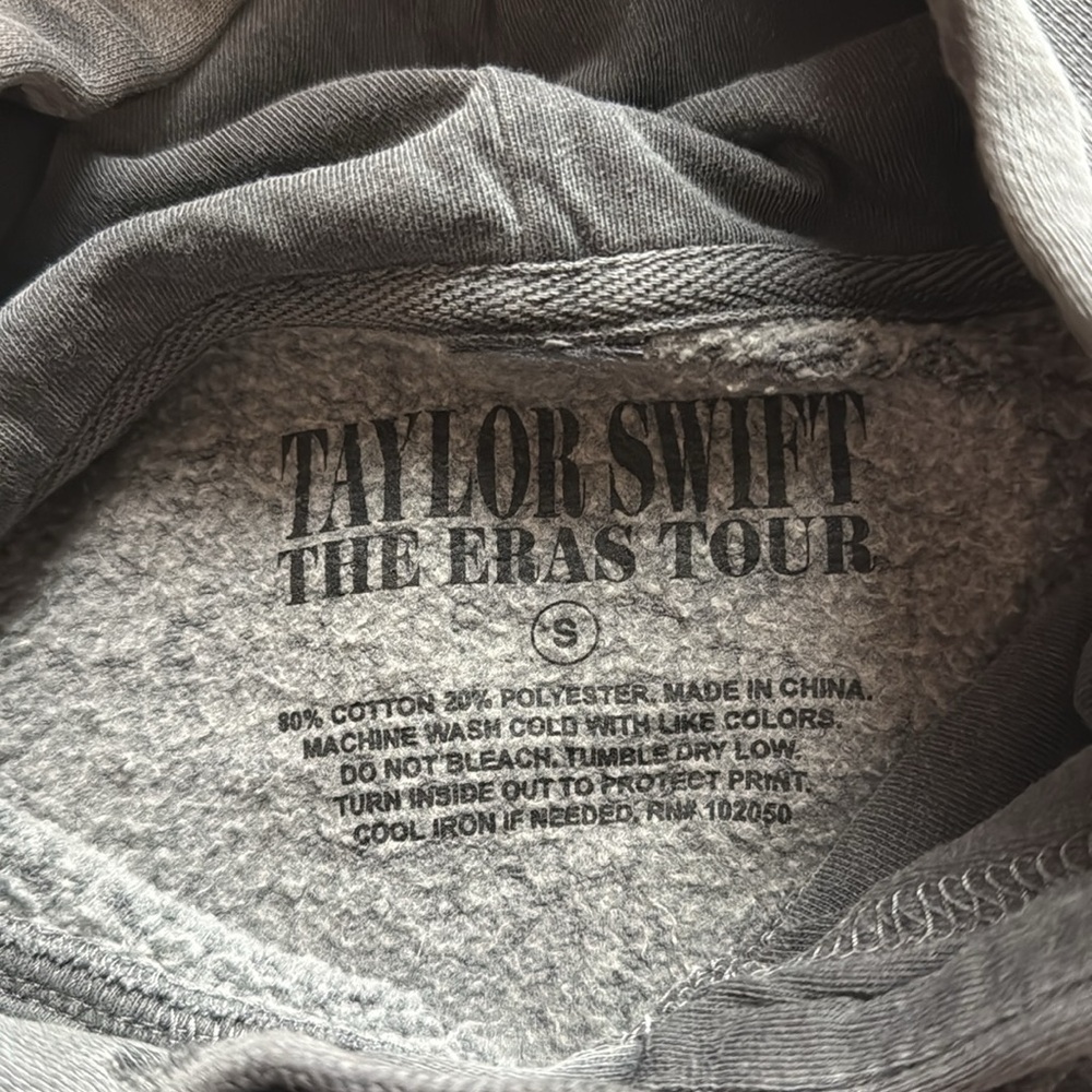 eras tour grey hoodie